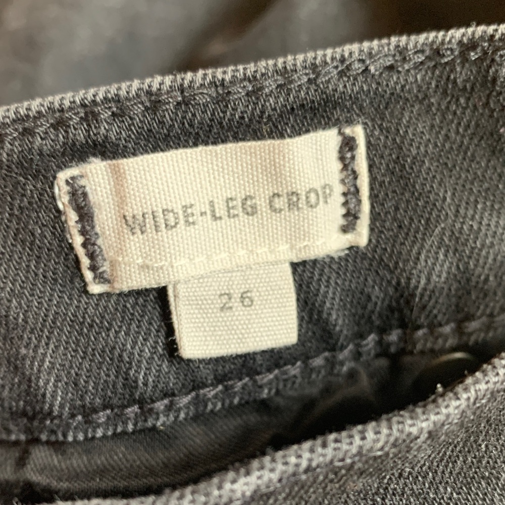 Madewell wide leg crop jeans 26 - Picture 3 of 4